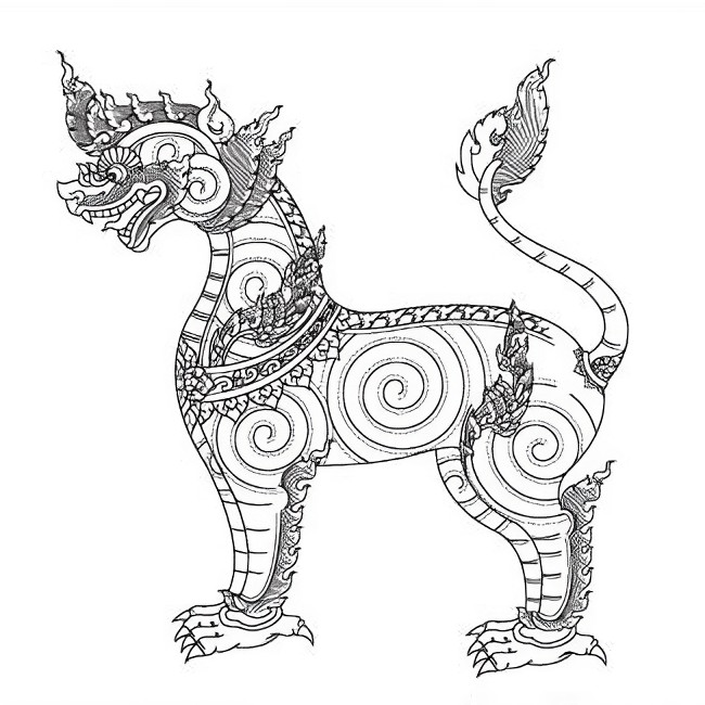  Thai Art Yaksa Coloring Book: Adult Coloring Book Stress  Relieving Patterns. Beautiful illustration Design on Thailand Mythical and  fantasy ,God ,Giant King ,Monkey King and Dragon: 9798636467472: No, Anan:  Libros